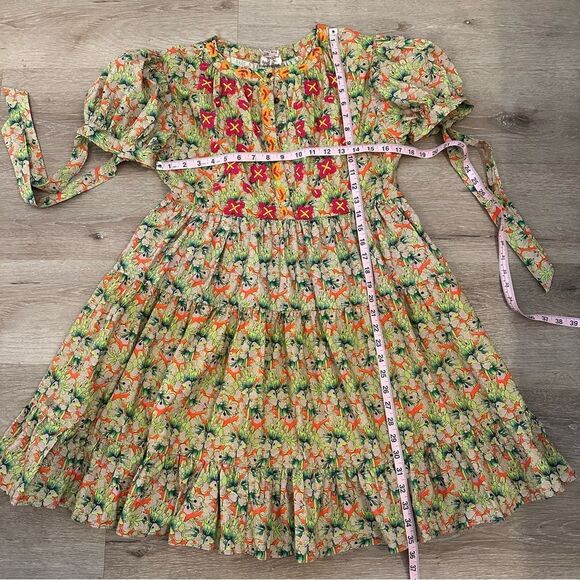 Anthropologie Roopa Pemmaraju Beaded Auretta Mini Dress Size Medium - Picture 14 of 15